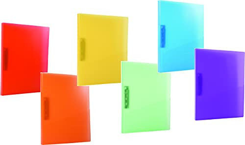 Filexec Products Filexec Products Klemmbinder, herausnehmbares Rückenschild, Innentasche, sortiert, 48 Stück (50633-6192)