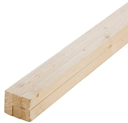 Lot de 6 tasseaux sapin brut 2400 x 38 x 25 mm - PEFC 70%