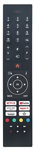 ALLIMITY Remplacer la Télécommande adaptée à HOMEX ORAVA Vanguard PROSONIC FINLUX VESTEL JVC Smart TV RC45135P RC-45135P F32ST2000 32DMS34HD ED65A01UHD-VE 30109171