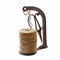 Loberon Schnurhalter mit Schere Preston, reizender Vintage-Look, Haushaltshelfer, Gartenzubehör, Gartenaccessoires, Eisen, Stahl, braun