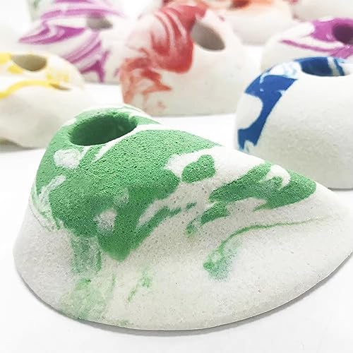 NUNETH Rock Wall Climbing Holds Kids, Resin Climbing Hold Kits, Outdoor Playground Pastel Climbing Set, Home DIY Rock Climbing Wall (Color : 5pcs, Size : Solid wall installation)