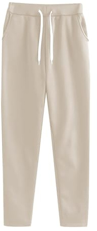 Damenhose, legere Arbeit, Größe 44, Übergröße, legere Sporthose, beige, XL