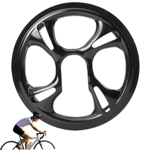 Lcarege Cykelkedjeskydd, 4 hål 48 tänder plast cykelkedjeskydd, praktiskt skydd för de flesta cyklar, mountainbikes, stadsväg