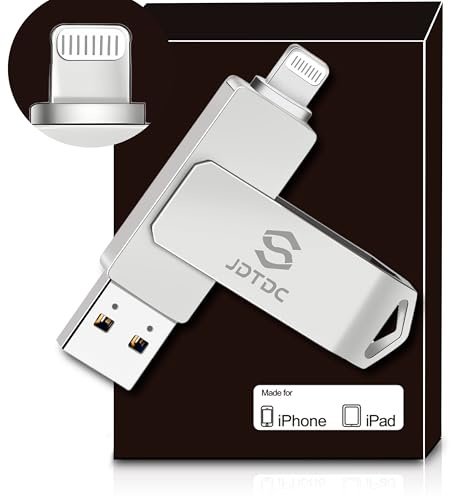 MFi-zertifizierter 256GB Lightning-Stick-Für-iPhone Foto Stick Speicherstick Flash-Laufwerk-iPhone-Speicher Lightning-Memory-Stick iPhone Speichererweiterung iPad Backup Speicher Handy USB Stick iOS