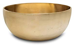 Cuenco Terapéutico XDrum Tonalidad G - afinado en tono G - para chakra de la garganta (Vishuddha) - diámetro aprox. 19 cm - peso aprox. 1000 g - aleación de bronce hecha a mano en India