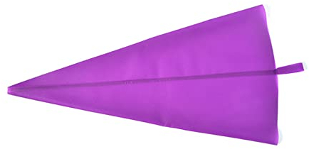 ohfruit Sacchetto per pasticceria – Sacchetto per tubazioni in silicone TPU, sacchetti per decorare torte/cupcake, strumenti per torte da forno, 10/12/14/16/18 cm, colore: crema da 40,6 cm