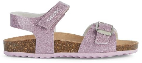 Geox J Adriel Girl C, Sandali Donna, Rosa, 38 EU