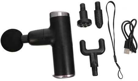 SOLUSTRE Usb Massager Gerät Tragbare Muskelentspannung Mit Massageköpfen Individuell Einstellbare Geschwindigkeiten Für Fitness Sportler Und Wellness