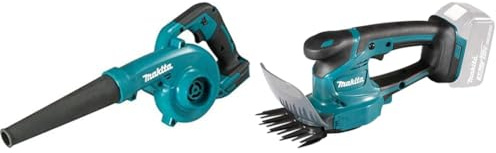 Makita DUB185Z 18V Li-ion LXT Blower - Batteries and Charger Not Included & DUM111ZX 18V Li-ion LXT 110mm Grass Shears Complete with Head Trimmer Attachment – Batteries and Charger Not Included