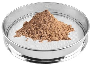 Tamiz de Prueba,Tamizs de Harina de Acero Inoxidable,Tamizs de Cocina,Tamiz Fino,Criba Redondo,Colador de AzúCar,Diámetro 50 cm
