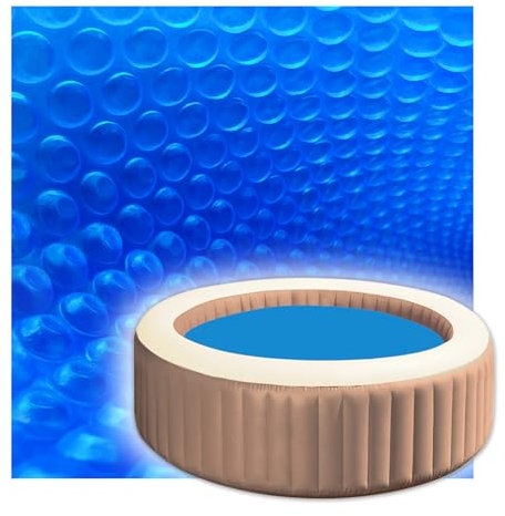 AllAreN SPA and Hot Tub Cover, 10 Foot 10-mil Round Hot Tub Blanket, Heat Retention Solar Pool Cover for SPA Hot Tubs