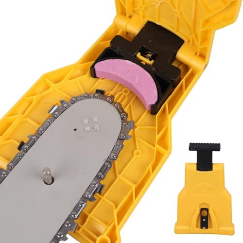 kimeo Affût’PRO – Affûteur de tronçonneuse ultra-rapide, précision instantanée Affûteur de tronçonneuse professionnel avec aiguiser, outil de précision pour bûcherons