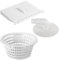 Knoruley 8928 Pool Skimmer Basket Pool Skimmer Skim Vacuum Plate with 90 Degree Elbow 8929