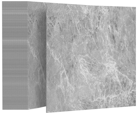 NAIZY PVC-golvbeläggning 30 x 30 cm vinylgolv självhäftande 2,5 m² klick golvplattor, vattentät laminatgolv för vardagsrum kök badrum, typ S55