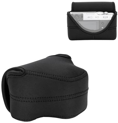 JJC Étui de protection pour appareil photo Fujifilm Fuji X100VI X100V X100F X100S X100T X100 avec pare-soleil LH-X100 attaché