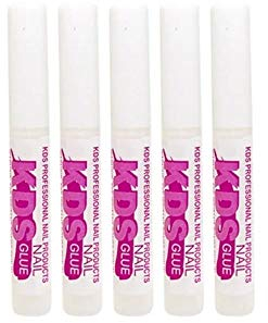 KDS Lot de 5 tubes de colle pour faux ongles en acrylique 2 g