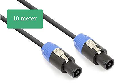 VONYX Câble Audio Cordon Haut-Parleur NL2 - NL2-10m - Idéal pour Relier vos Enceintes de Sonorisation