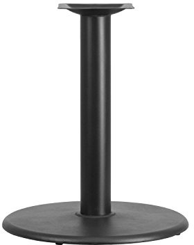EMMA + OLIVER 24 Round Cast Iron Table Base with 4 Dia. Column