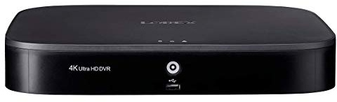 Lorex D841A82B Series 8 Channel 4K HD 2TB Analog HD Security System DVR with Advanced Motion Detection Technology and Smart Home Voice Control, Black