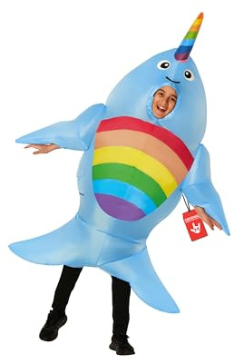 Morph Costumes Costume Gonfiabile Narvalo Bambini, Costume Squalo Gonfiabile, Costume Squalo Bambino, Vestito Squalo Bambino, Costume Pesce Bambino, Costume Gonfiabile Bambino