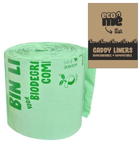 Lot de 300 sacs compostables de 6 à 7 l | Extra épais et durables | Certifié EN 13432 | Marque britannique