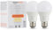 Amazon Basics Lampadina LED intelligente A60, dimmerabile, attacco E27, bianco caldo, WiFi da 2,4 GHz, 8.5 W, compatibile solo con Alexa, 2 confezioni
