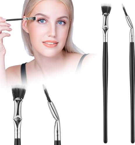 2 Stück Fächerpinsel Kosmetik Maskenpinsel Mascara Pinsel Wimpern Weiche Maskenpinsel Für Gesicht Make Up Und Behandlungen Multi Use Kosmetikpinsel Für Frauen Mädchen Make Up Artists Und Stylisten