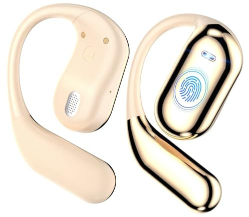 Boytond Ultra Open Ear Earbuds - Bone Conduction Headphones Wireless Bluetooth, Waterproof Deep Bass Earphones for Fitness and Running, Secure Fit for Small Ears, Sweat-Resistant for Workouts