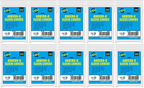 Arkero-G® 1000 Sleeve Covers Small Oversleeves / 3rd Skin Kartenhüllen für YuGiOh! Karten Hüllen