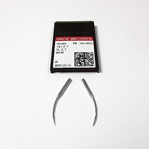 10 Pcs Groz-Beckert 151X7 TLx7 Needle for Merrow Singer 246,460K Serger Overlock