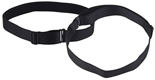 Milageto 2pcs Punk Leg Strumpfband Beinband für Frauen Verstellbares Einreihiges Bein