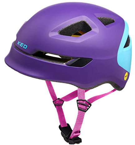 KED Pop Kinderhelm Fahrradhelm mit Mips, flexibler Anpassung, 240g, EPS Innenschale für Jungen und Mädchen