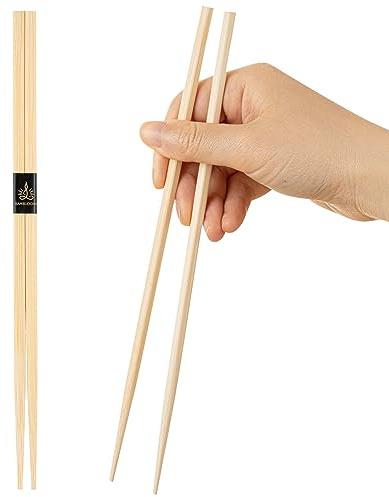 Restaurantware-Bambuddha 9.5 Inch To Go Chopsticks, 100 Durable Bamboo Chopsticks - With Paper Band, Bamboo Premium Chopsticks, For All Kinds Of Foods, Ideal For Cafes And Restaurants