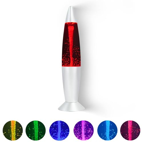 Vanful Tornado Glitter Lamp for Adults Kids Boys Girls Vortex Lights with 7 Multiple Colors Changing for Home Christmas Decoration Cool Mood Lights with USB Powered or 3AAA Battery