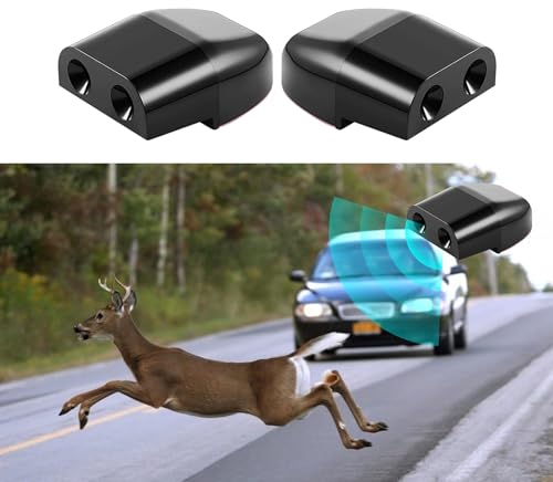 deemars 2PCS Hirschpfeifen für Auto, Automotive Interior Safety Products Tierwarngeräte, Universelles Tierwarnzubehör, Hirschpfeife für Fahrzeuge, Kofferräume, Motorräder