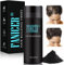 27.5g Hair Fibers,engrosamiento del cabello,Oculta la Pérdida de Cabello,las Zonas de Cabello Fino o Calvo Para Hombres y Mujeres,Hair Fibers para Disimular Calvicie y Alopecia (Negro)