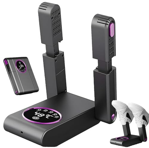 LPQKCcY Boot Dryer Shoe Dryer, Glove & Boot 48 Degrees Constant Temperature Heat Blower Warmer with Timing Function, Quick Drying for Shoes, Gloves, Hats, Socks, Ski Boots