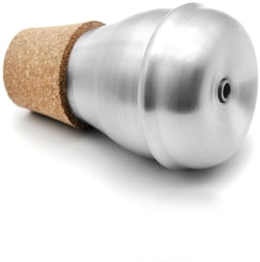 SAFIGLE Dispositivo Muto per Tromba in Metallo, Silenziatore Portatile Mini, Sordina per Strumenti Musicali Adatta a Tutti i Tipi di Tromba per Esercitazioni Silenziose Notturne