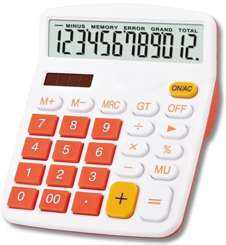 Mengshen Basic Desk Calculator Solar Battery Dual Power Dedikerad finansiell miniräknare multifunktionell 12-siffrig skrivbordsräknare med standardfunktion