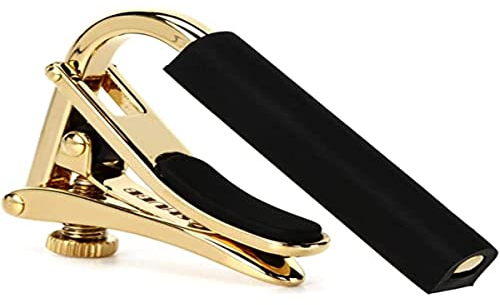 SHUBB - C2G Royale, Kapodaster für Gitarre mit Nylonsaiten, Gold