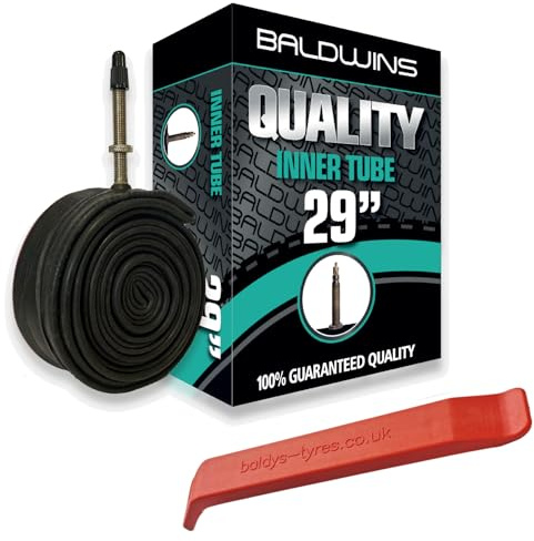 29 Baldwins cykel/bake-innerslang 29 x 2,20 till 2,50 (passar alla 2,20, 2,25, 2,30, 2,35, 2,40, 2,50 däck) Presta/fransk typ ventil
