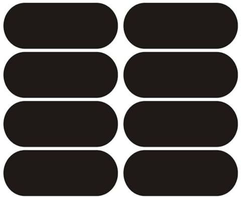 Motorradhelm, Motorrad, Fahrrad Aufkleber – Reflektor Nacht Sichtbarkeit Signalisierung - Frankreich zugelassen – Design & Diskret - Optimierte Haftung Set Aufkleber Retro Reflektierende Aufkleber