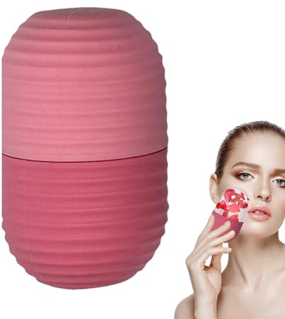 Ice Face Roller, Eiswürfel Roller, Eis Gesichtsroller Silikon, Gesichts Eisroller, Wiederverwendet Gesichts Eisform, Silikon Eiswürfelroller, Eiswürfel Gesichtsmassagegerät Für Augen, Hals