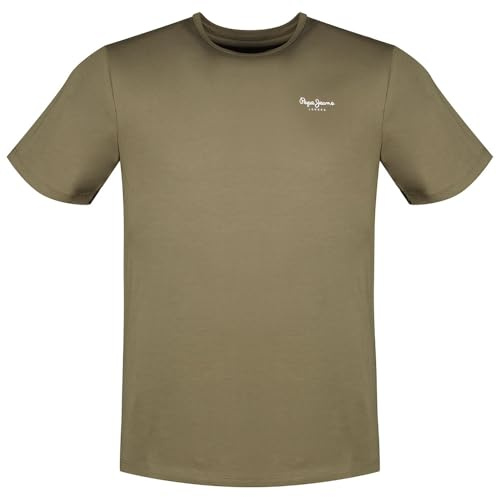 Pepe Jeans T-Shirt pour Homme, Vert Pierre., M