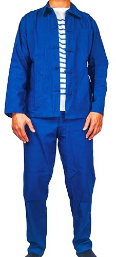 Bleu De Chine Vrai Authentique SHANGHAI ANTICHER DENGRI 100% Coton Unisexe