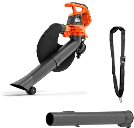 Husqvarna 120iBV - Soffiatore a batteria senza fili, 36 V, batteria e caricabatterie, 10 N, potenza di soffiaggio regolabile, senza spazzole, silenzioso e leggero, per la cura del giardino