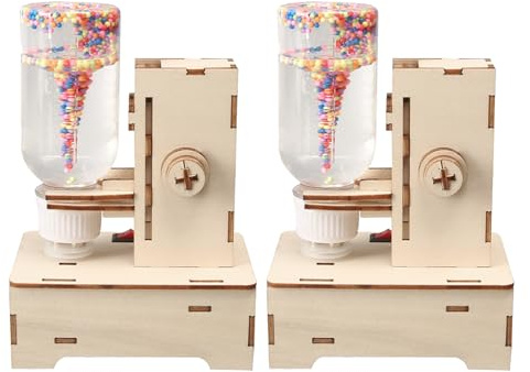 FUNOMOCYA 2 Pezzi Kit Tornado Maker per Gioco Educativo Steam con Simulatore di Tornado in Bottiglia Esperimenti Scientifici per Scuola e Attività in Classe