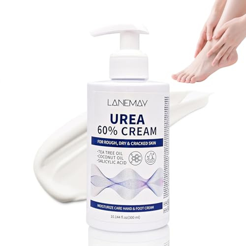 Crema Urea 300ml, UreaCrema Piedi, Creme piedi secchi screpolati