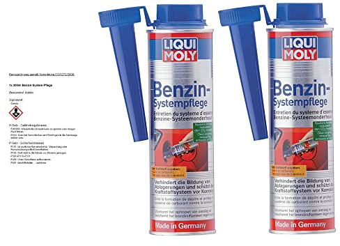 2x 300ml LIQUI MOLY BENZIN-SYSTEM-PFLEGE KRAFSTOFF ZUSATZ ADDITIV SYSTEMPFLEGE