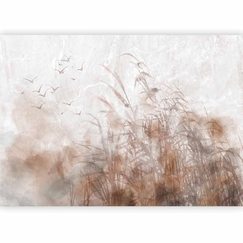 murando Fotomurales autoadhesivos Naturaleza 245x175 cm Papel Pintado Decoración de Pared Murales Pegatina decorativos adhesivos 3d Fotográfico Paisaje Pájaro Pradera como pintado c-A-0238-a-a